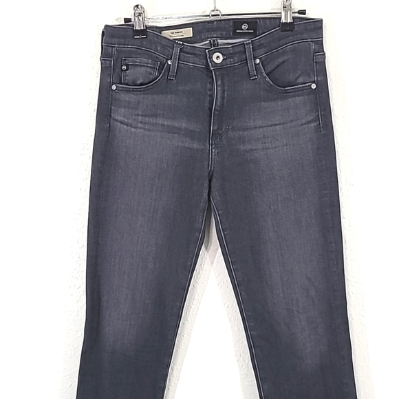 ADRIANO GOLDSCHMIED The Harper Essential Straight Gray Jeans, size 26R - Picture 2 of 9